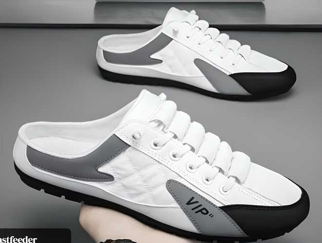 Men's White Half Casual Shoes - The Trend Hype Store