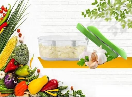 Manual Hand Push Chopper Slicer Container - The Trend Hype Store