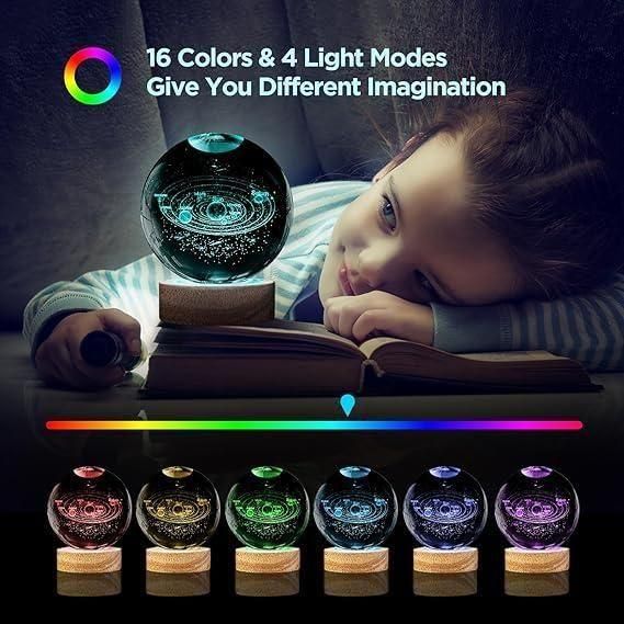 3D Crystal Lamp Ball - Illuminate Your World with Wonders! - The Trend Hype Store