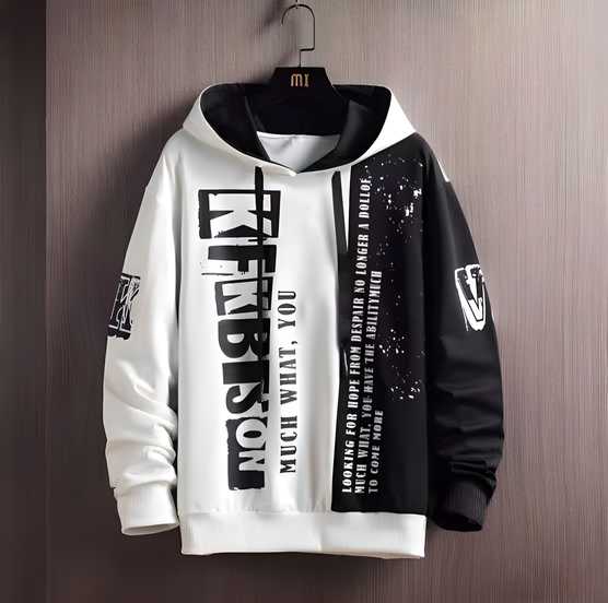 Fleece Colourblocked Full Sleeves Men's Hoodies - The Trend Hype Store