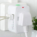 Worldwide Travel Adapter with Built in Dual USB Charger Ports - The Trend Hype Store