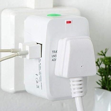 Worldwide Travel Adapter with Built in Dual USB Charger Ports - The Trend Hype Store
