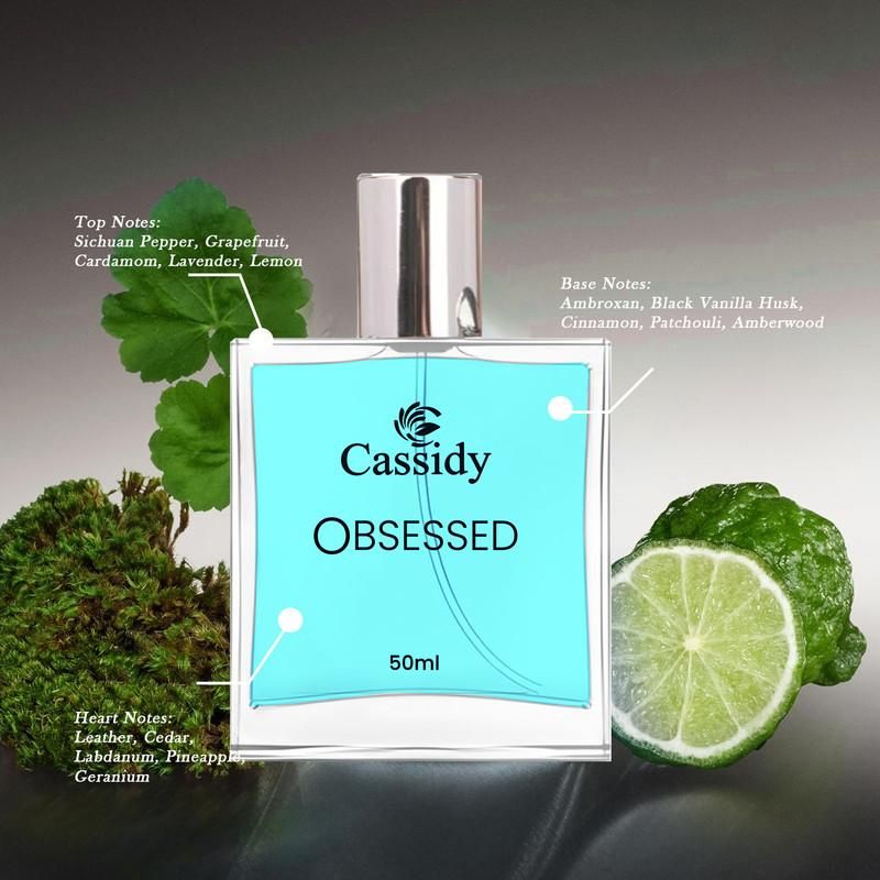 Cassidy Obsessed Perfume - Pack of 2 (50ml Each) - The Trend Hype Store