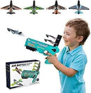 Airplane Launcher Toy Gun with 4 Foam Aircrafts - Fun Outdoor & Indoor Activity for Kids! - The Trend Hype Store