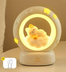 Sleeping Cat LED Night Light Lamp with Touch Control - The Trend Hype Store