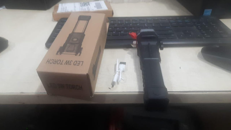Portable Rechargeable Torch LED Flashlight - The Trend Hype Store