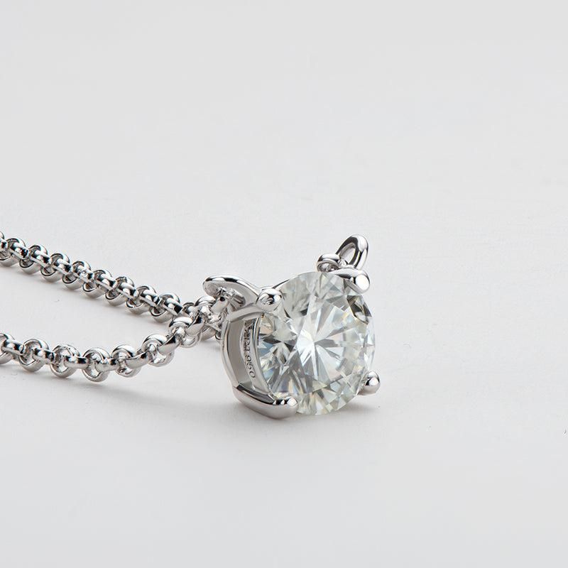 Weight Loss Stone Silver Necklace - The Trend Hype Store