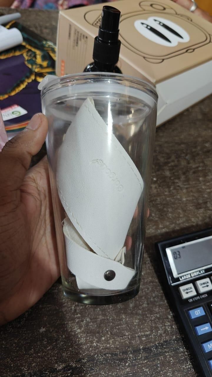 Stylish Glass Tumbler with Glass Straw and Lid - The Trend Hype Store