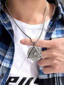 Evil Eye Pendant Necklace, Black, for Men and Women - The Trend Hype Store