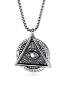 Evil Eye Pendant Necklace, Black, for Men and Women - The Trend Hype Store