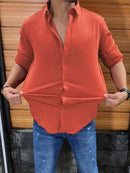 Men Slim Fit Casual Shirt - The Trend Hype Store