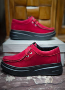 Casual Platform Wedge Heel Lace-Up Shoes For Women - The Trend Hype Store