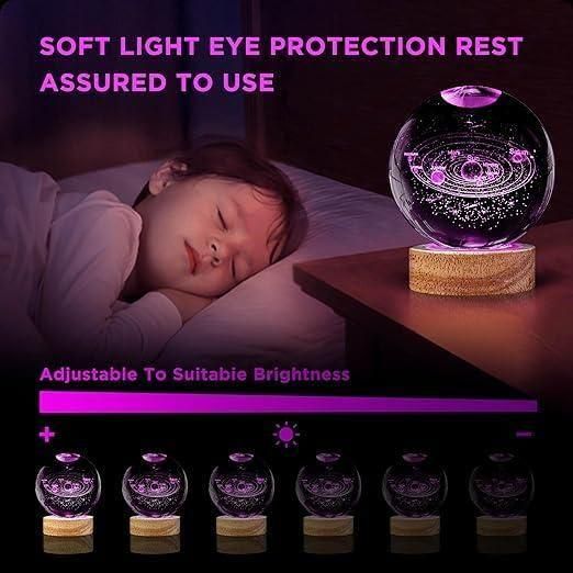 3D Crystal Lamp Ball - Illuminate Your World with Wonders! - The Trend Hype Store