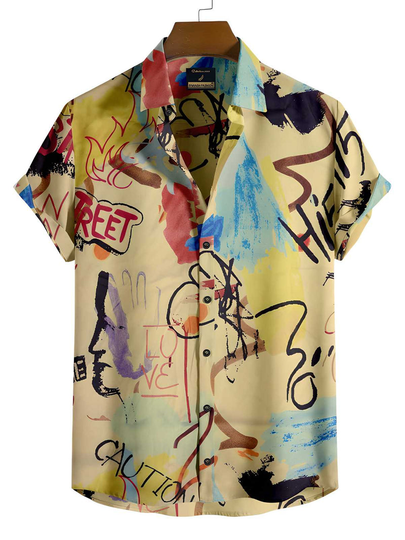 Rayon Printed Half Sleeves Regular Fit Mens Casual Shirt - The Trend Hype Store