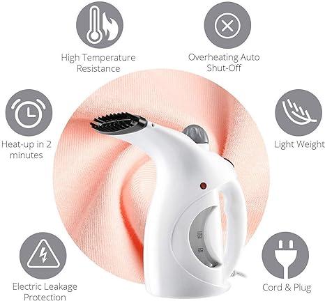 Fast Heat-up Portable Handheld Garment & Facial Vapor Steamer Iron Brush - For Home & Travel (Multicolor) - The Trend Hype Store