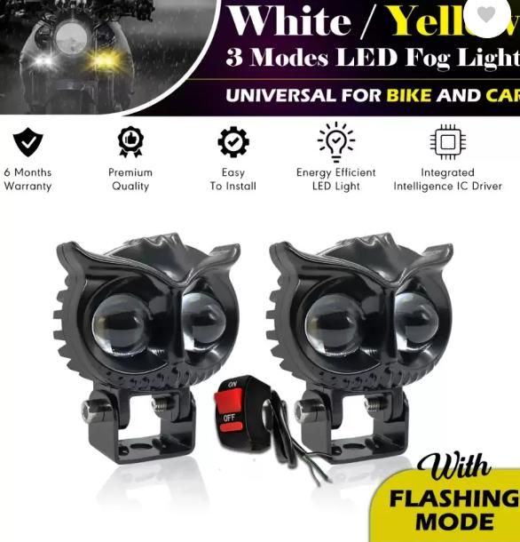 Owl Design Motorcycle Led Headlight - The Trend Hype Store