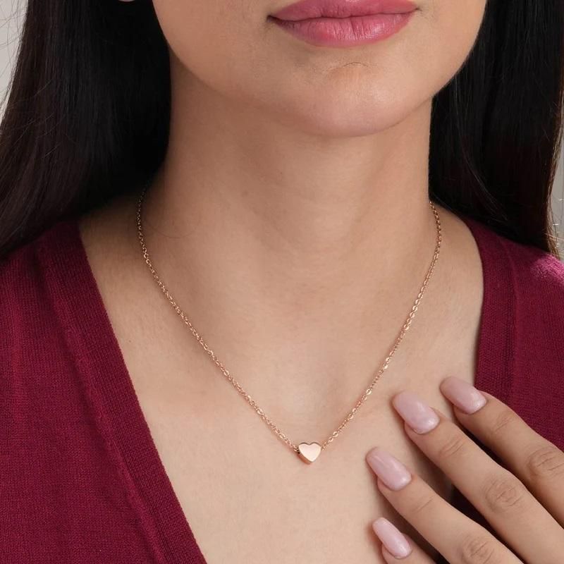 Paris Heart Necklace Pack Of 2 - The Trend Hype Store