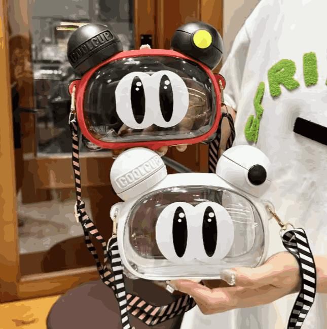 Kids Trend Double Drinking Plastic Cups Water Bottle - Cute & Fun Hydration for Your Little One! - The Trend Hype Store