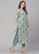 Women Straight Kurta with Pant Set - Feel Effortless, Look Gorgeous - The Trend Hype Store