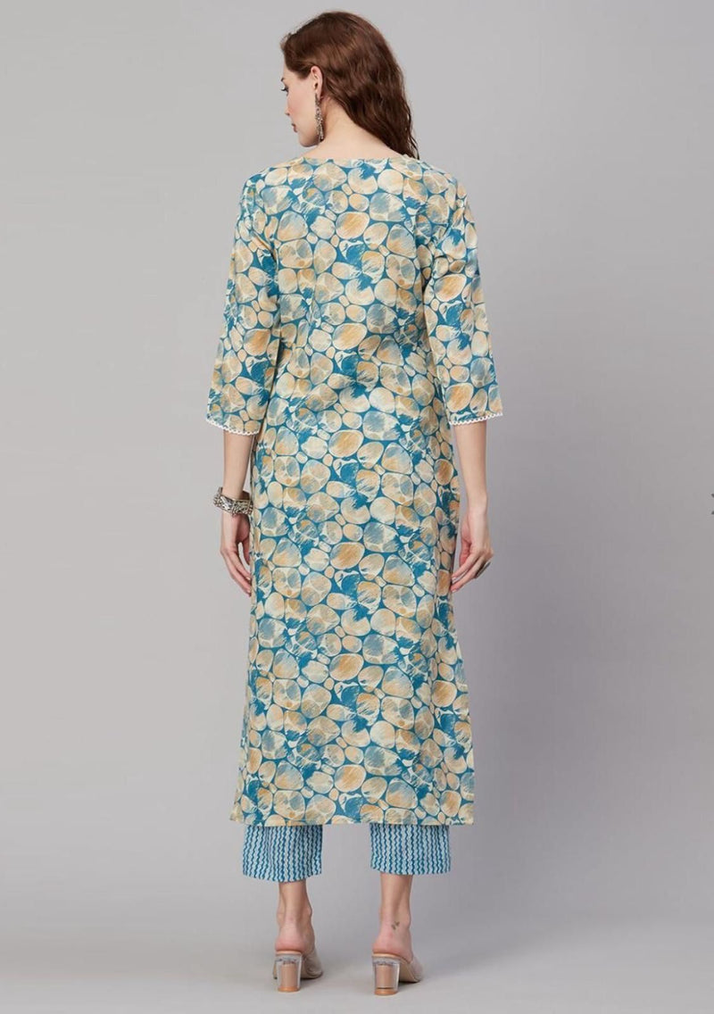 Women Straight Kurta with Pant Set - Feel Effortless, Look Gorgeous - The Trend Hype Store