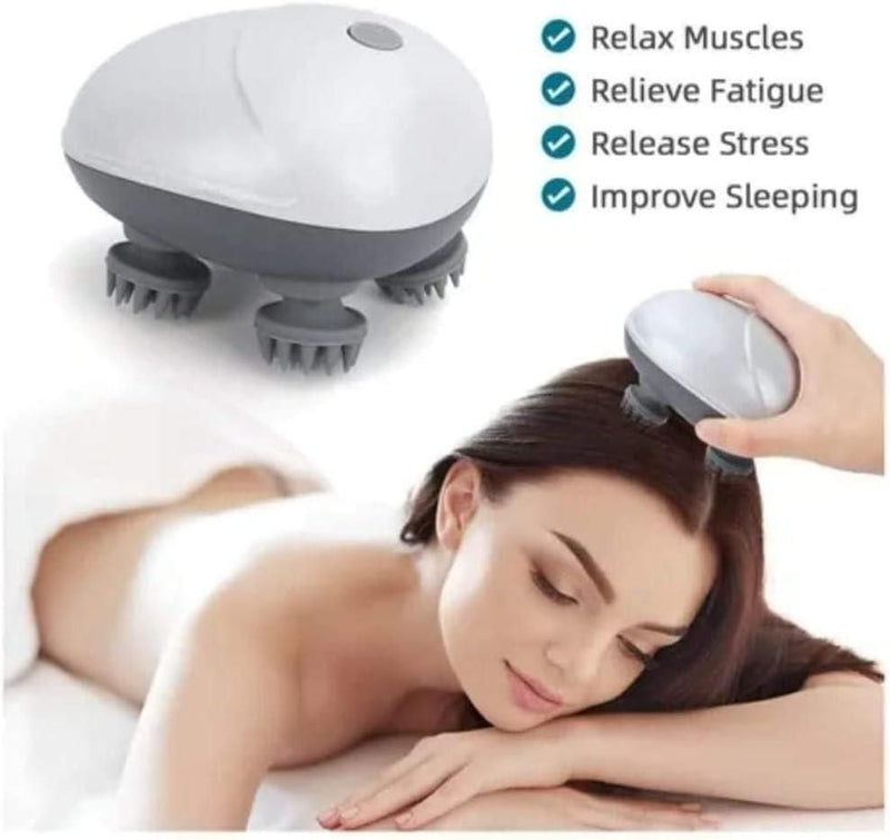 Portable Head Massager for Hair Growth Deep Clean and Stress Relax - The Trend Hype Store