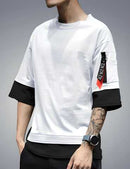 Cotton Blend Solid Half Sleeves T-Shirts - The Trend Hype Store