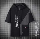 Cotton Printed Pocket Style Hooded Neck Half Sleeves Mens T-Shirt - The Trend Hype Store