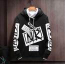 Cotton Blend Printed Full Sleeves Men's Hooded Neck T-Shirt - Bold, Stylish, and Comfortable! - The Trend Hype Store