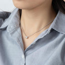 Weight Loss Stone Silver Necklace - The Trend Hype Store