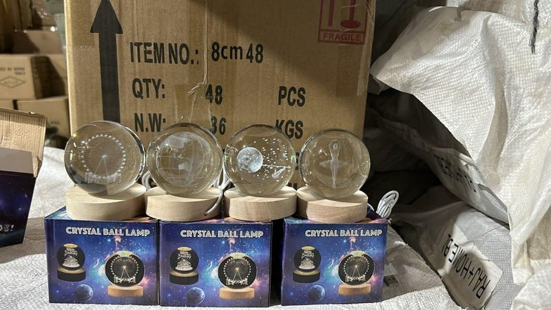 3D Crystal Lamp Ball - Illuminate Your World with Wonders! - The Trend Hype Store