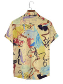 Rayon Printed Half Sleeves Regular Fit Mens Casual Shirt - The Trend Hype Store