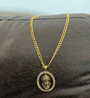 Gold-plated Hanuman  Locket With Chain - The Trend Hype Store